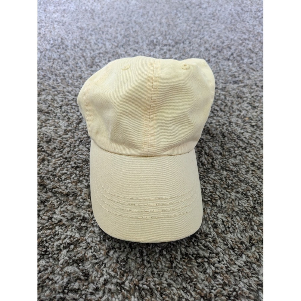 Callaway Golf Hat Yellow Strapback USA Flag Logo Amgen
